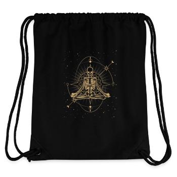 Himmlische Skelett Meditation - Stanley/Stella recycelter Gym Bag - Schwarz - Hinten