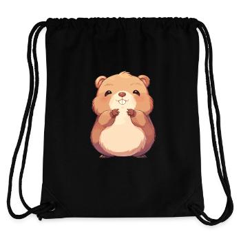 Beaver Biber - Sac à cordon recyclé Stanley/Stella - noir - Dos