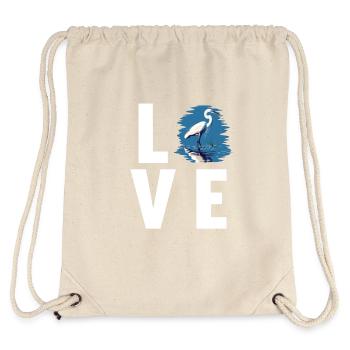 Heron Reiher - Stanley/Stella Recycled Gym Bag - natural - Back