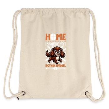 Accueil - Boykin Spaniel - Sac à cordon recyclé Stanley/Stella - blanc naturel - Dos