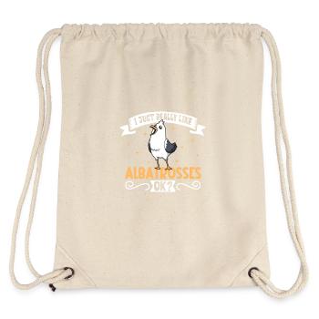 I love my albatross - Stanley/Stella Recycled Gym Bag - natural - Back