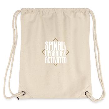 Spine Upgrade Enabled - Back Surgery - Stanley/Stella Recycled Gym Bag - natural - Back