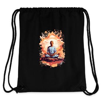 Meditation exercise - Stanley/Stella Recycled Gym Bag - black - Back