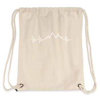 Mont ECG Blanc - Sac à cordon recyclé Stanley/Stella - blanc naturel - Dos