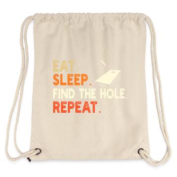 Humour Homme Joueur De Cornhole - Sac à cordon recyclé Stanley/Stella - blanc naturel - Dos