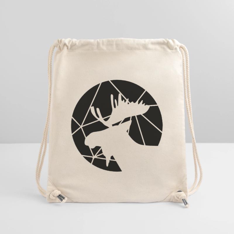 Moose grid pattern Stanley/Stella Recycled Gym Bag