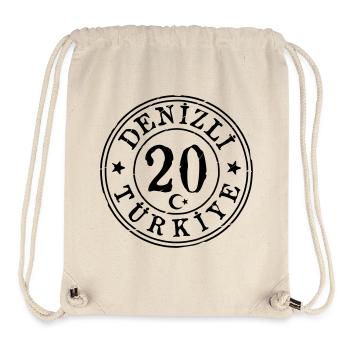 Denizli 20 Vintage - Stanley/Stella recycelter Gym Bag - Naturweiß - Vorne