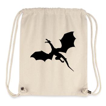 Fliegender Drache - Stanley/Stella recycelter Gym Bag - Naturweiß - Vorne