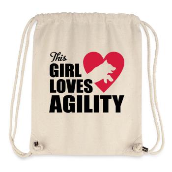 agility - Stanley/Stella recycelter Gym Bag - Naturweiß - Vorne