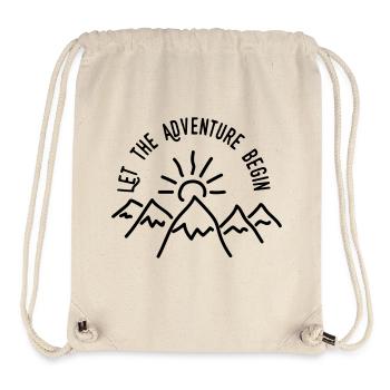 AD Let the Adventure Begin - Stanley/Stella Recycled Gym Bag - natural - Front