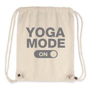 Yoga Mode (On) - Stanley/Stella recycelter Gym Bag - Naturweiß - Vorne
