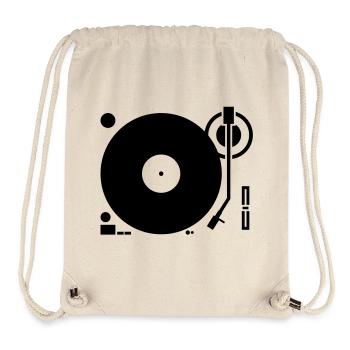 DJ Turntables Turntable Tonearm Record - Stanley/Stella Recycled Gym Bag - natural - Front