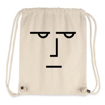 A serious look - Stanley/Stella Recycled Gym Bag - natural - Front