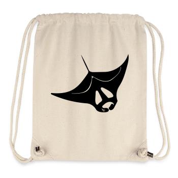 Manta rays - Stanley/Stella Recycled Gym Bag - natural - Front