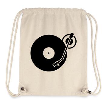 DJ Turntables Turntable Tonearm Record - Stanley/Stella Recycled Gym Bag - natural - Front