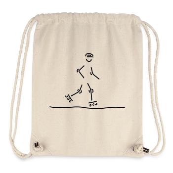 inline-skater - Stanley/Stella recycelter Gym Bag - Naturweiß - Vorne