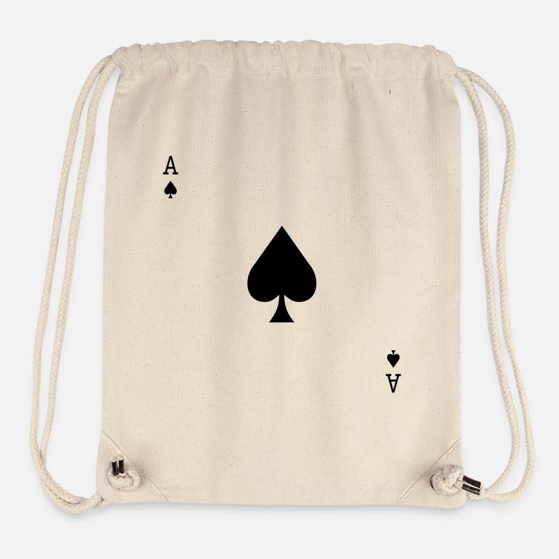 Piek Ass - Sac à cordon recyclé Stanley/Stella - blanc naturel