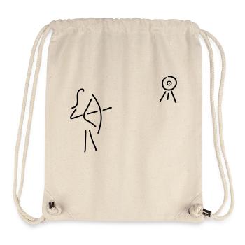 bogenschütze - Stanley/Stella recycelter Gym Bag - Naturweiß - Vorne