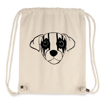 Black Metal Dog - Stanley/Stella Recycled Gym Bag - natural - Front