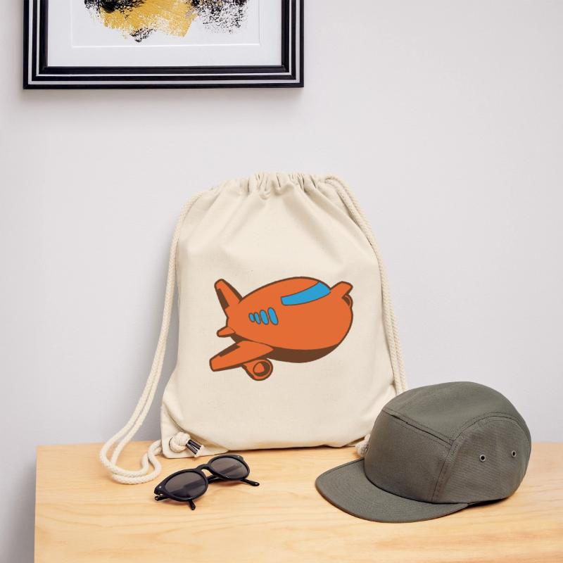 Flugzeug Stanley/Stella recycelter Gym Bag