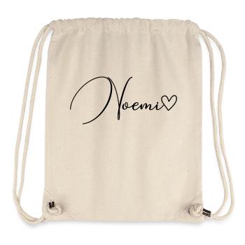 Noemi Surname First Name Girl - Stanley/Stella Recycled Gym Bag - natural - Front