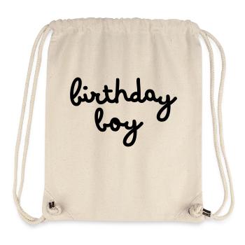 Birthday Boy - Stanley/Stella recycelter Gym Bag - Naturweiß - Vorne