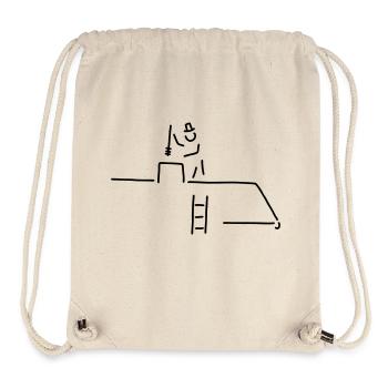 schornsteinfeger - Stanley/Stella recycelter Gym Bag - Naturweiß - Vorne