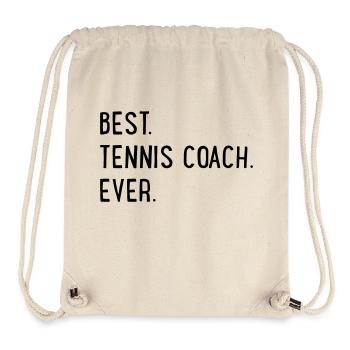 Entraîneur de tennis - Sac à cordon recyclé Stanley/Stella - blanc naturel - Devant
