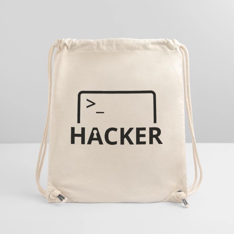 Hacker programmeur informatique Sac à cordon recyclé Stanley/Stella