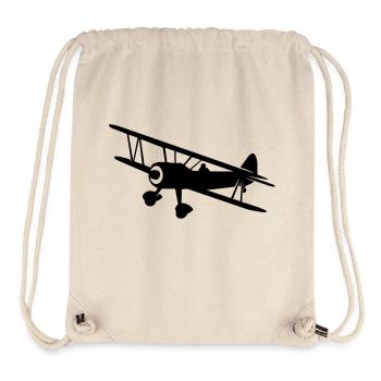 Avion - Fly - Sac à cordon recyclé Stanley/Stella - blanc naturel - Devant