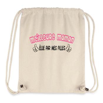 BESTE MAMA - Stanley/Stella recycelter Gym Bag - Naturweiß - Vorne