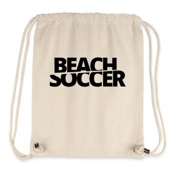 BEACHSOCCER Store Logo - Stanley/Stella recycelter Gym Bag - Naturweiß - Vorne