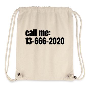 appelez-moi 13666 2020 - Sac à cordon recyclé Stanley/Stella - blanc naturel - Devant