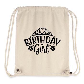 Birthday Queen 8 Happy Birthday - Stanley/Stella Recycled Gym Bag - natural - Front