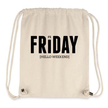 Its friday - Stanley/Stella Recycled Gym Bag - natural - Front
