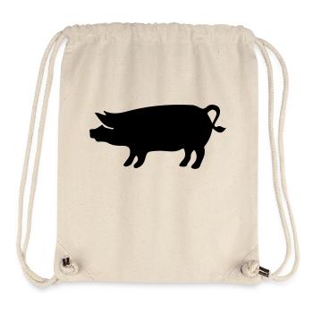 porc - Sac à cordon recyclé Stanley/Stella - blanc naturel - Devant