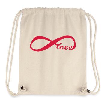 ENDLOSE LIEBE - Stanley/Stella recycelter Gym Bag - Naturweiß - Vorne