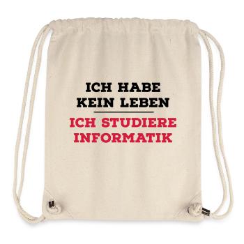 Informatiker - Stanley/Stella recycelter Gym Bag - Naturweiß - Vorne