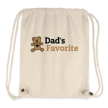 Dads Favorite - Stanley/Stella recycelter Gym Bag - Naturweiß - Vorne