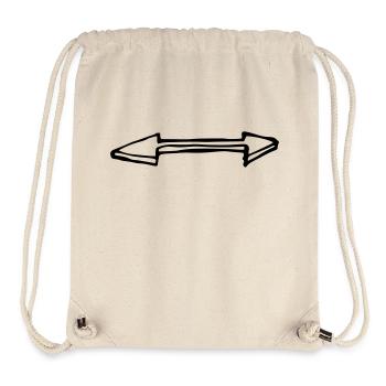 arrow - Stanley/Stella Recycled Gym Bag - natural - Front