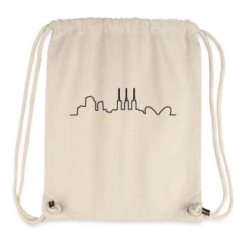 Hannover // Skyline // Silhouette // Skylineshirt - Stanley/Stella recycelter Gym Bag - Naturweiß - Vorne