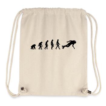 L évolution de la Plongée - Sac à cordon recyclé Stanley/Stella - blanc naturel - Devant