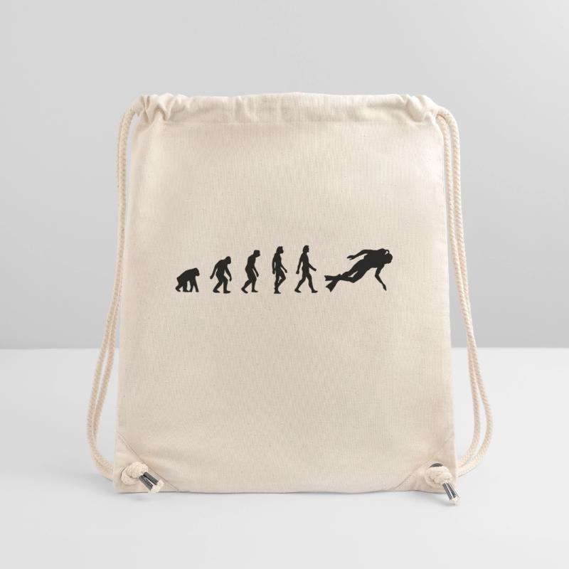 Die Evolution von Flaschentauchen Stanley/Stella recycelter Gym Bag