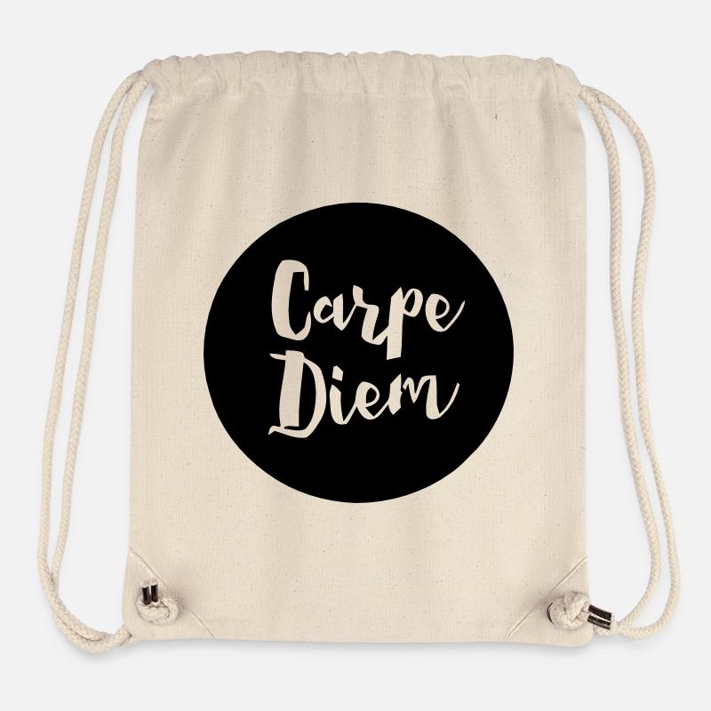 Carpe Diem - Stanley/Stella Recycled Gym Bag - natural
