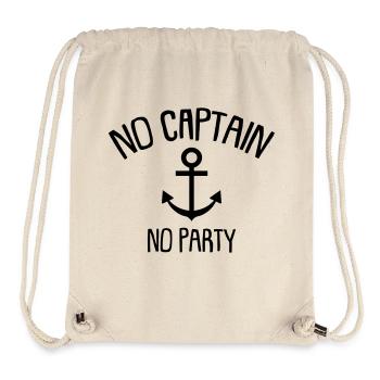 no captain no party - Stanley/Stella Recycled Gym Bag - natural - Front