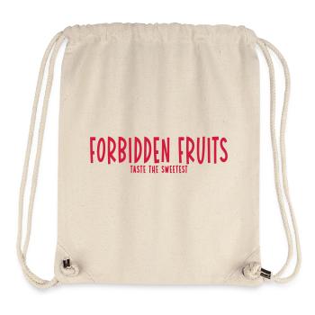 FORBIDDEN FRUITS TASTE THE SWEETEST - Stanley/Stella Recycled Gym Bag - natural - Front