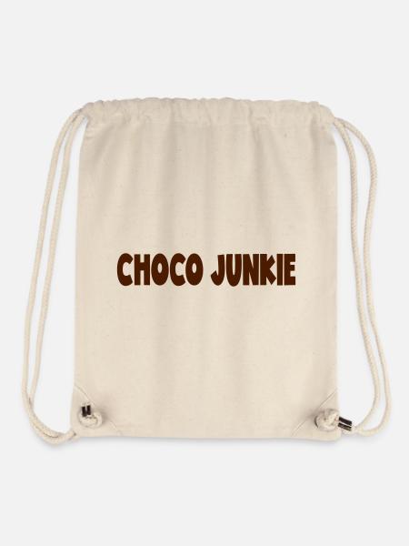 CHOCO JUNKIE - Stanley/Stella recycelter Gym Bag - Naturweiß