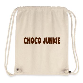 ACCRO AU CHOCOLAT - Sac à cordon recyclé Stanley/Stella - blanc naturel - Devant