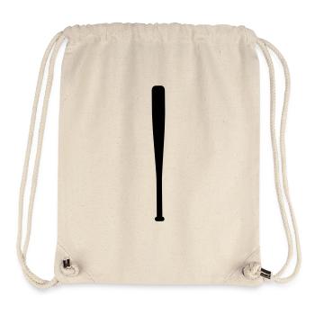 baseball bat - Sac à cordon recyclé Stanley/Stella - blanc naturel - Devant