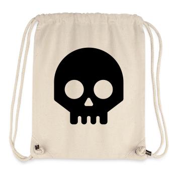 human skull - Sac à cordon recyclé Stanley/Stella - blanc naturel - Devant